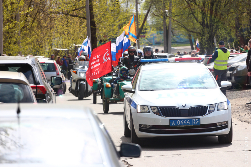 В Череповце в мае пройдет три пробега на авто и один на мотоциклах.