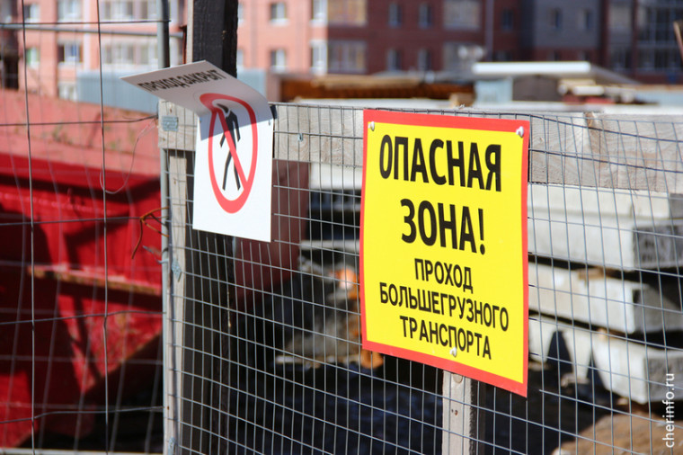 На Рыбинской на время строительства магазина сделают временный тротуар.